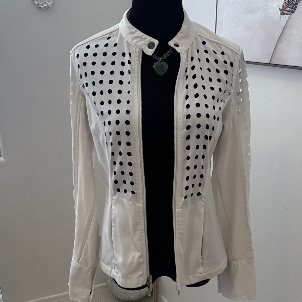 Anatomie White Perforated Jacket